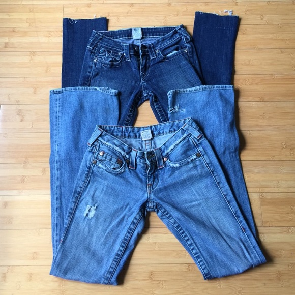 BUNDLE‼️ 4 TRUE RELIGION sizes 25-28 - Picture 3 of 4