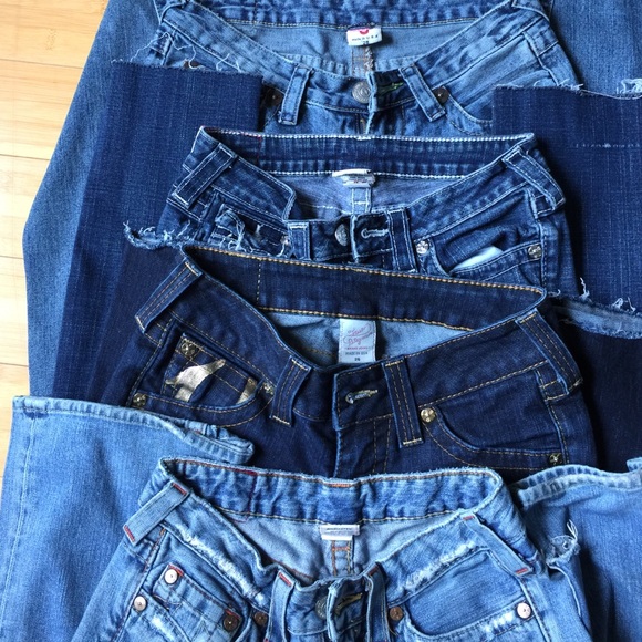 BUNDLE‼️ 4 TRUE RELIGION sizes 25-28 - Picture 4 of 4