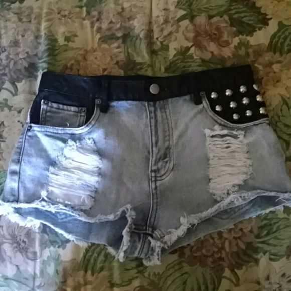High waist shorts