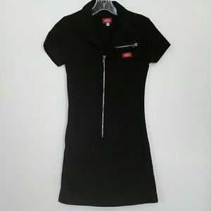 Dickies Black dress with zipper detail