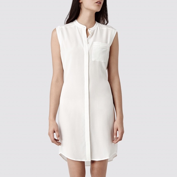 All Saints Dresses & Skirts - ✨HP✨🆕 AllSaints White Luna Shirt Dress