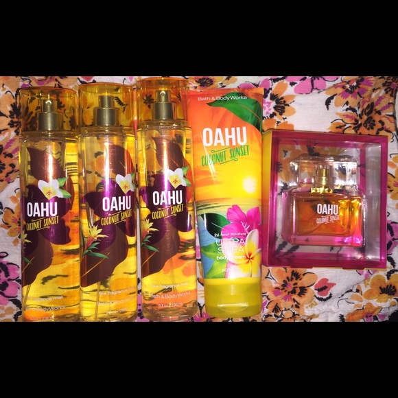 OAHU Coconut Sunset Body Mist/Body Cream/Cologne🌸