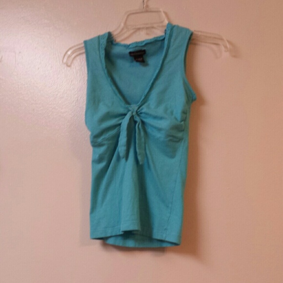Moda International Tops - V.S. Teal tank