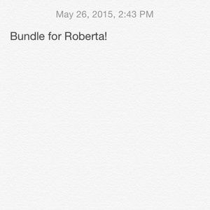 BUNDLE FOR ROBERTA
