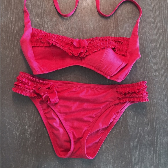 Betsey Johnson flowery pink bikini 🌺🌺