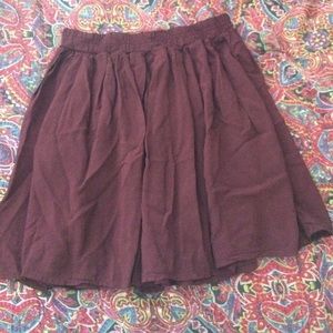 Maroon Brandy Skirt😍