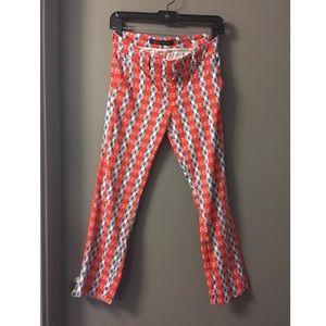 ZARA colorful cropped pants