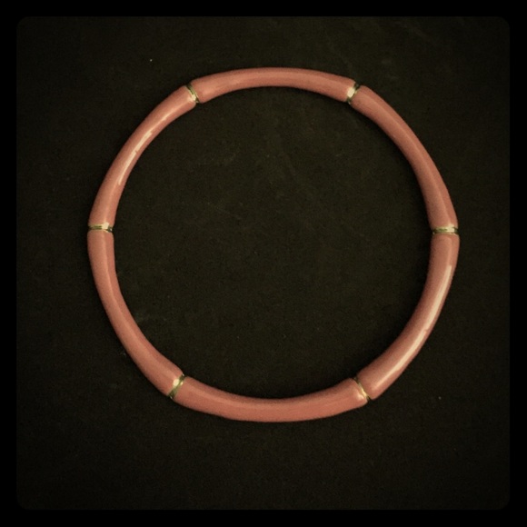 J Crew Pink/Gold Bangle