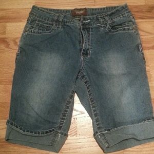 Jean bermuda shorts