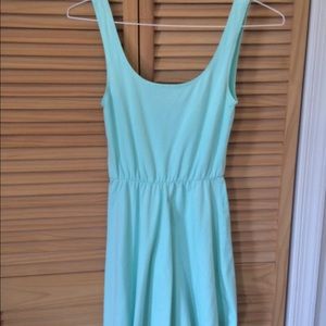 Baby Blue Double Scoop Neck Sundress