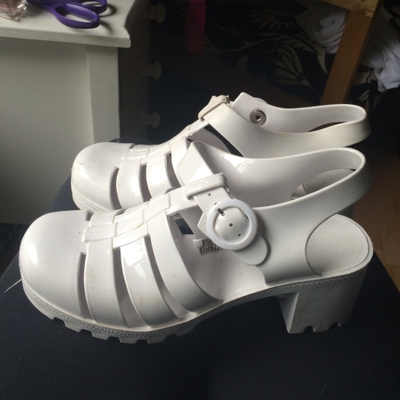 American apparel jelly heels
