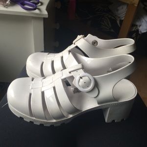 American apparel jelly heels