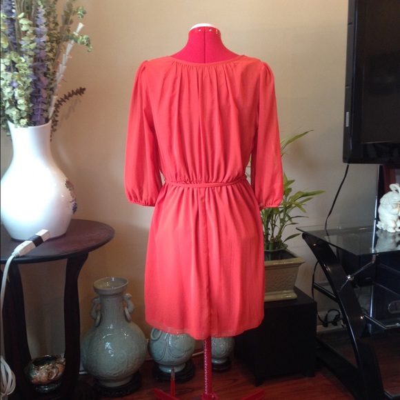 Beautiful tangerine dress - Picture 4 of 4