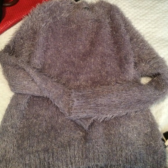 Topshop grey sparkly sweater