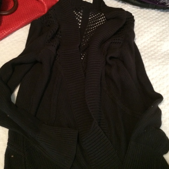 Urban black knit Cardigan