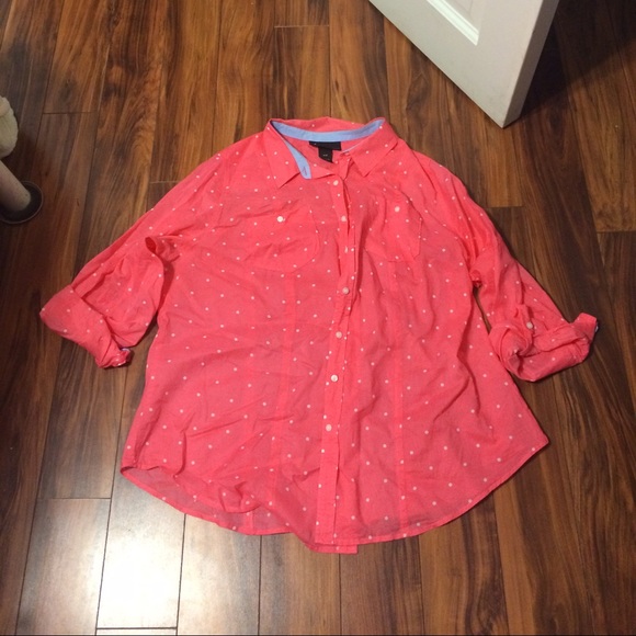 Lane Bryant button up