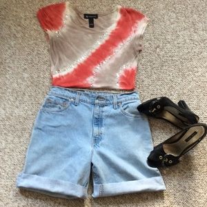 High Waisted Levi's Shorts Cut Offs 550's Size 6