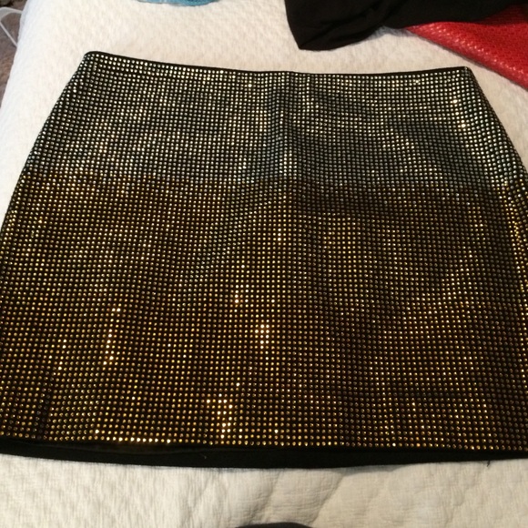 Just cavalli rhinestone mini skirt