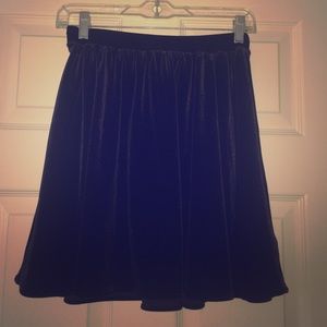 American Apparel Velvet Circle Skirt