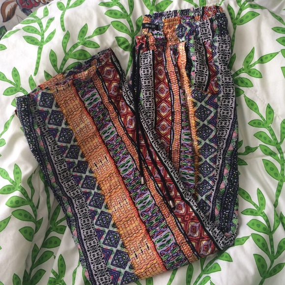Colorful wide leg pants(ON HOLD)