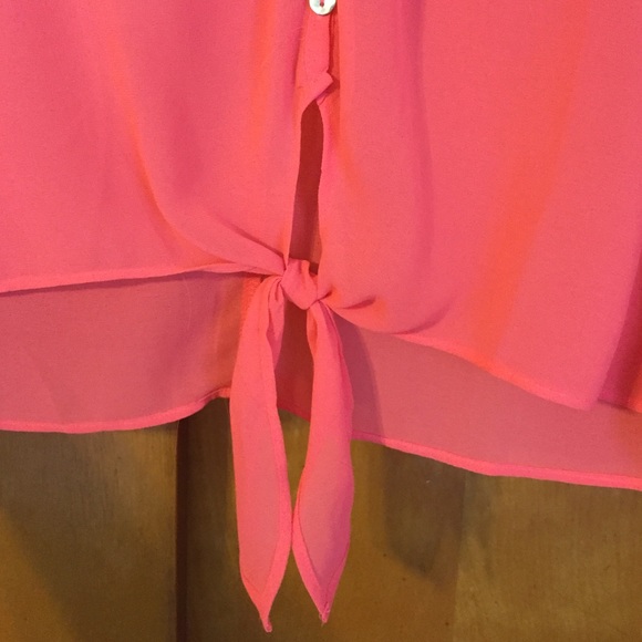 Pink sheer top from Deb - Picture 3 of 4