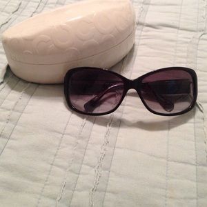 Coach Black Trisha Sunglasses