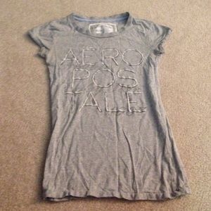 Aeropostale gray graphic t-shirt size XS
