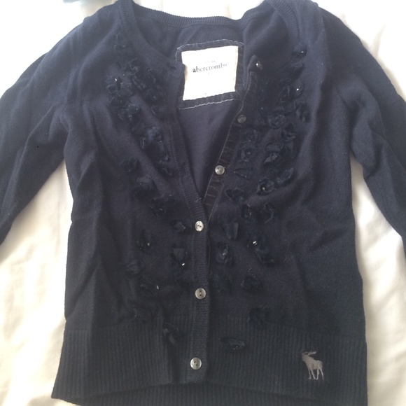 Navy Abercrombie cardigan