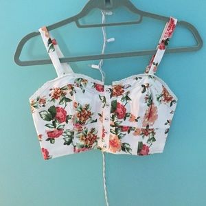 UO Floral Croptop
