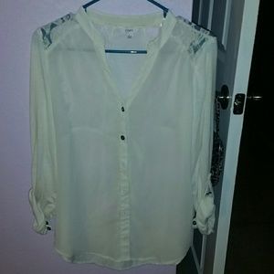 Cream blouse