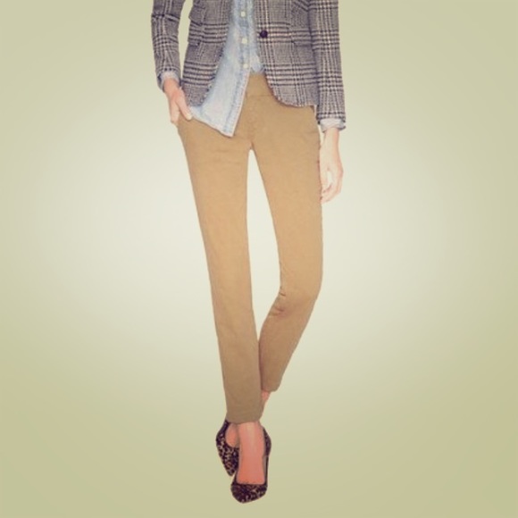 NWT J. Crew Andie Chino Khaki Pants