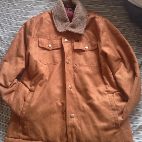 Obey Brown Cold Weather Jacket - Picture 1 of 4