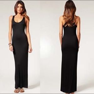 Black urban outfitters maxi dress