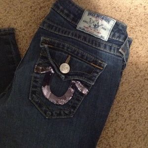 Authentic True religion straight leg jean
