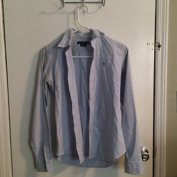 Light Blue Slim Fit Button Down