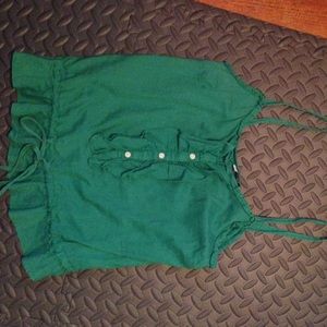 Green tank top