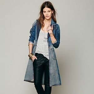 Free People Head Over Heels Denim Jacket