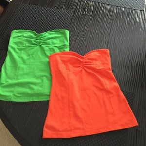 2 Tube tops.