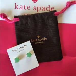 Kate spade gumdrop earrings in mint