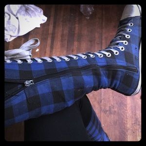 Blue boots