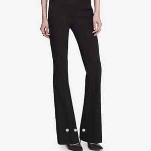 NWT express columnist flare studio stretch pants
