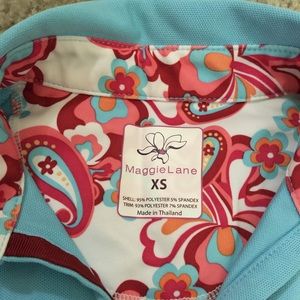 Maggie Lane XS Blue Golf Shirt