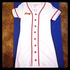 Budweiser ball girl outfit