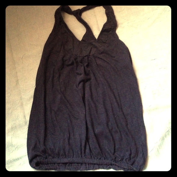 Black M Ella Moss racer tank top