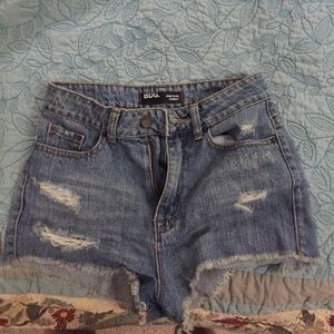 high waisted shorts
