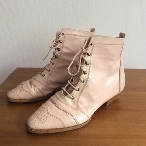 Vintage pink western booties size 6.5