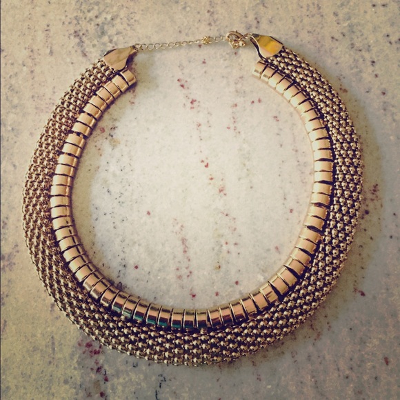 Statement necklace.