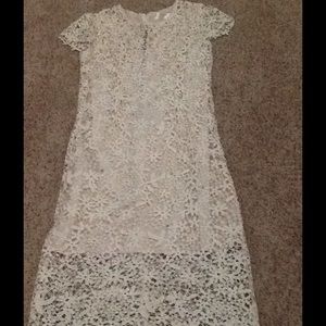 Pearl-white cutout dress.... JUST REDUCED!!!