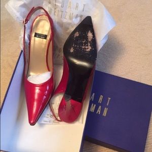 Stuart Weitzman Red Marvel Heels