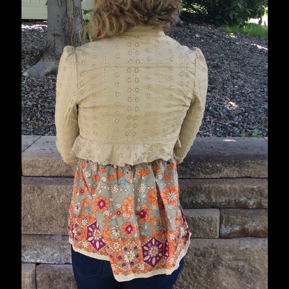 Guess Jeans Stretch Eyelet Jacket - Picture 2 of 2